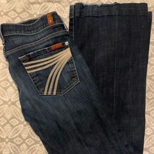 7 FAMK flared jeans
